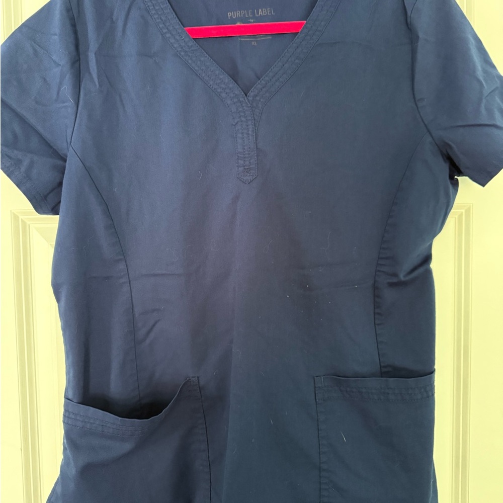 Healing Hands Women's Scrub Top- Navy